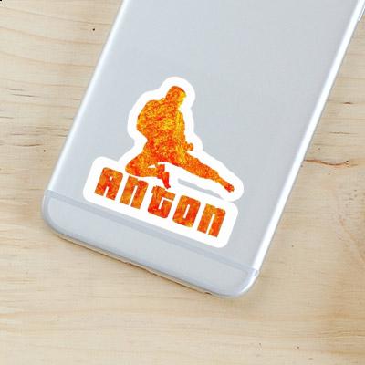 Anton Sticker Karateka Notebook Image