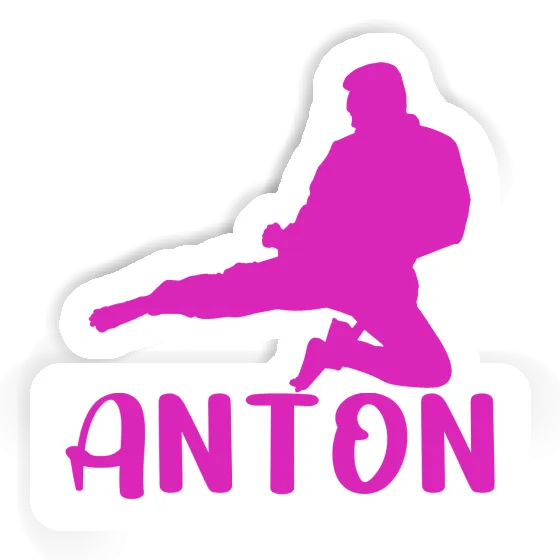 Karateka Sticker Anton Notebook Image