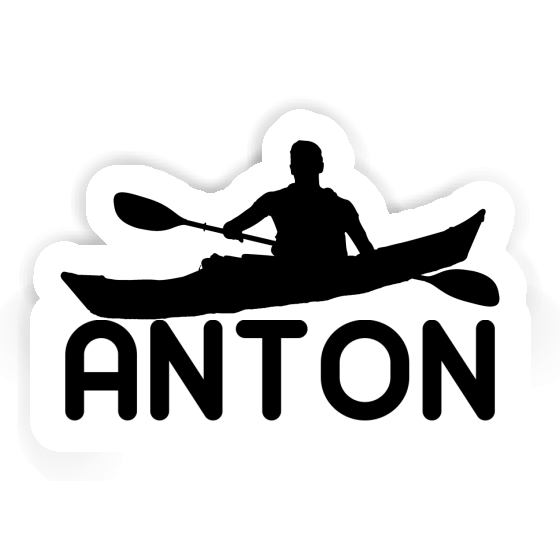 Sticker Kajakfahrer Anton Gift package Image