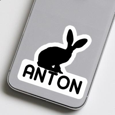 Lapin Autocollant Anton Laptop Image