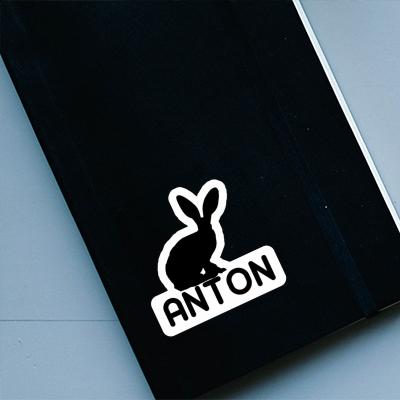 Anton Sticker Hase Notebook Image