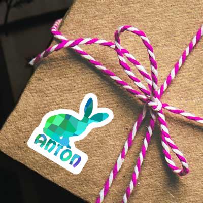 Rabbit Sticker Anton Image