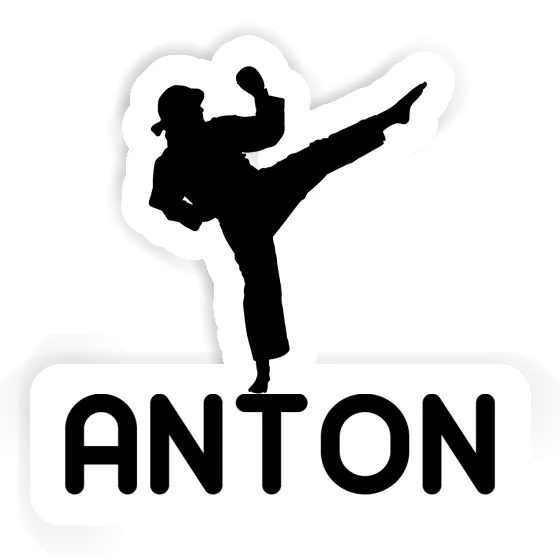 Karateka Aufkleber Anton Laptop Image