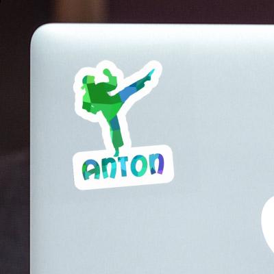 Anton Sticker Karateka Image