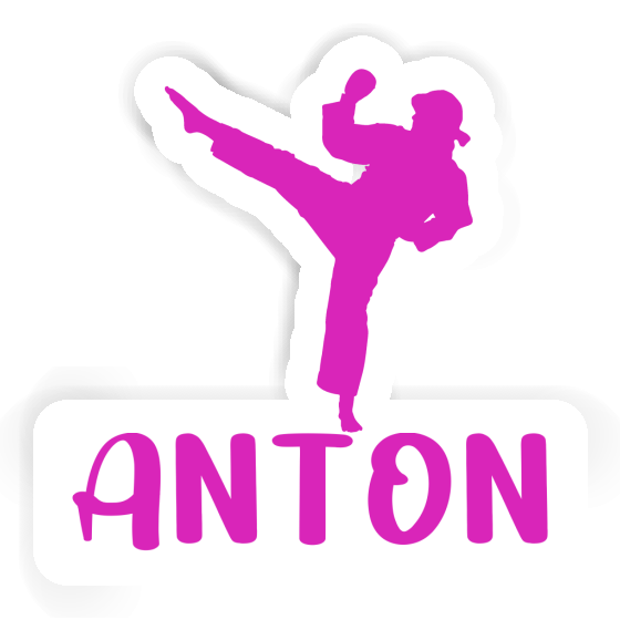 Karateka Aufkleber Anton Image