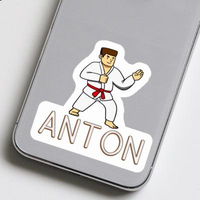 Sticker Karateka Anton Laptop Image