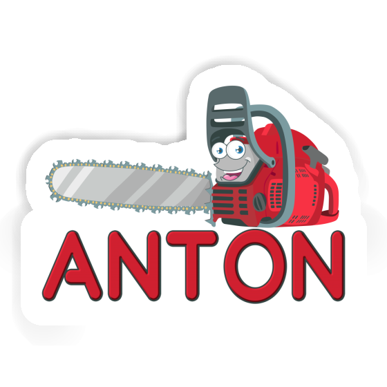 Kettensäge Aufkleber Anton Gift package Image