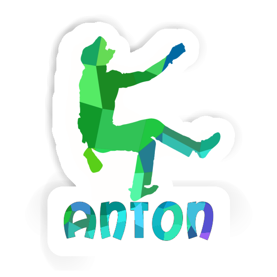 Anton Aufkleber Kletterer Image