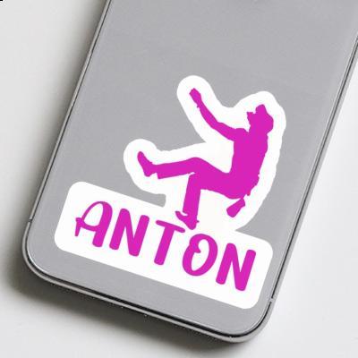 Sticker Kletterer Anton Notebook Image