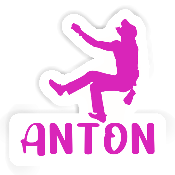 Sticker Kletterer Anton Image