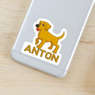 Sticker Anton Labrador Notebook Image