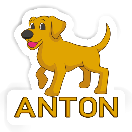 Aufkleber Labrador Anton Notebook Image