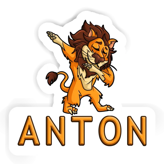 Löwe Aufkleber Anton Image