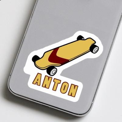 Autocollant Anton Longboard Laptop Image