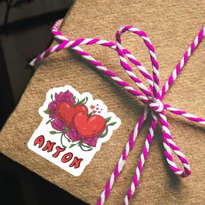 Sticker Anton Heart Gift package Image