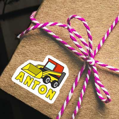 Tieflader Aufkleber Anton Gift package Image