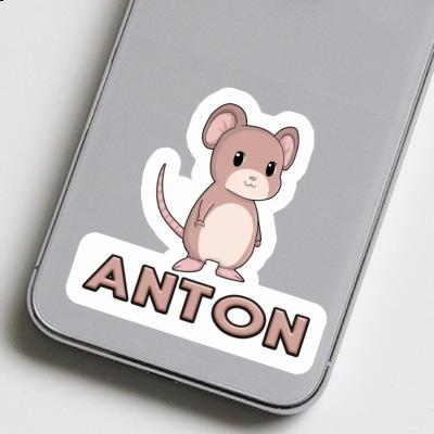 Aufkleber Maus Anton Notebook Image