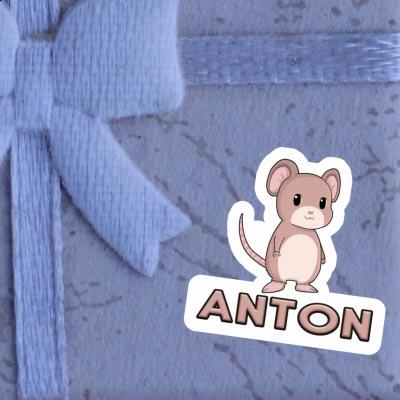 Anton Autocollant Souris Notebook Image