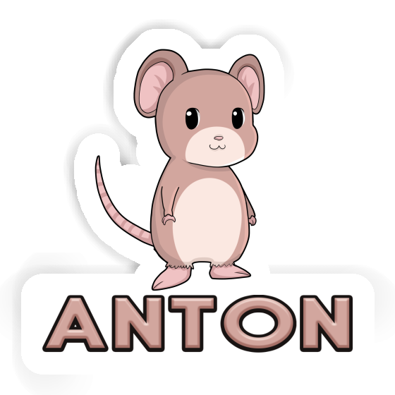 Aufkleber Maus Anton Gift package Image