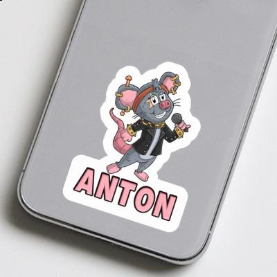 Anton Sticker Singer Image