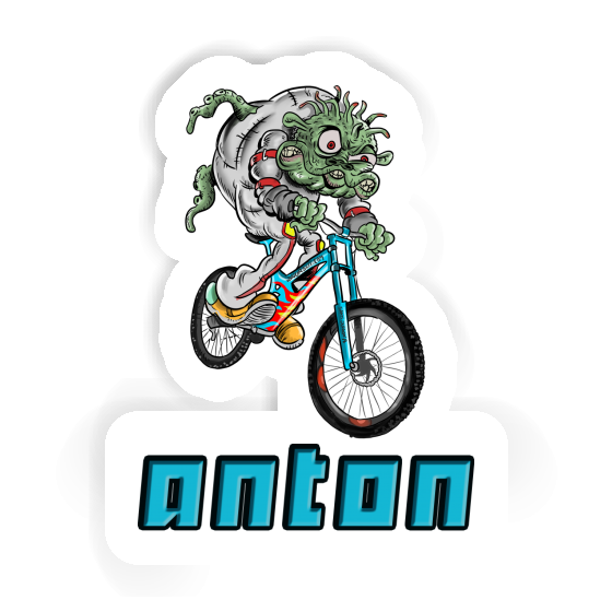 Anton Sticker Downhill-Biker Image