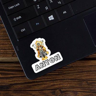 Sticker Anton Motorcycle Rider Gift package Image