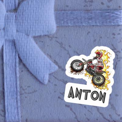 Autocollant Anton Motocrossiste Laptop Image