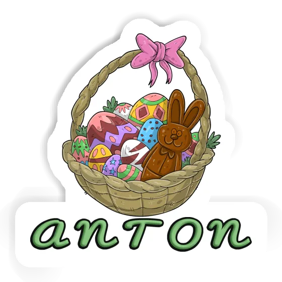 Sticker Osternest Anton Laptop Image