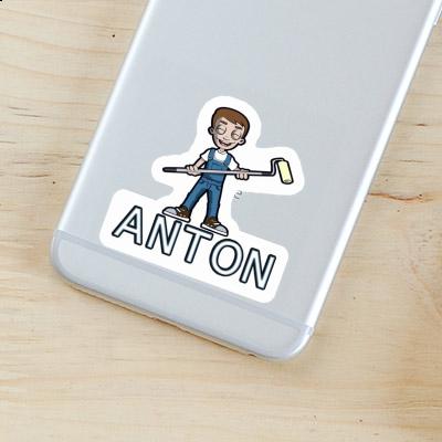 Sticker Maler Anton Laptop Image