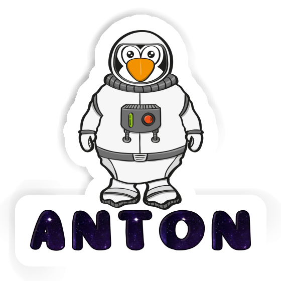 Aufkleber Astronaut Anton Notebook Image