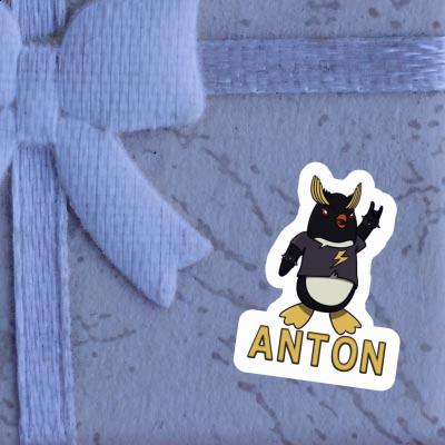 Pinguin Sticker Anton Notebook Image