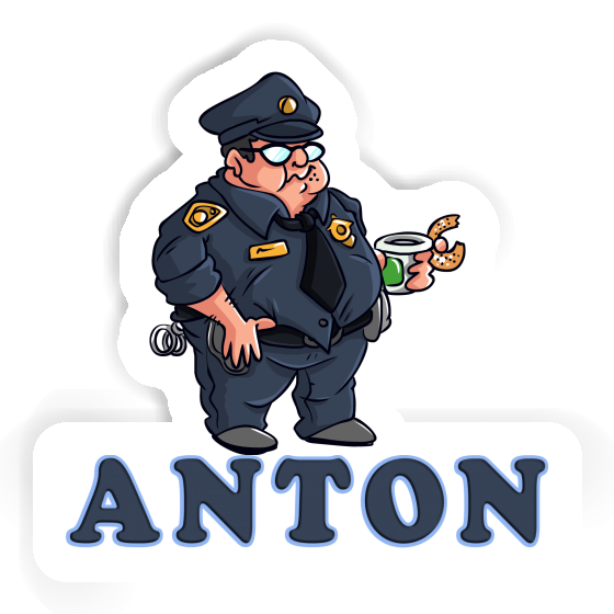 Autocollant Anton Policier Gift package Image