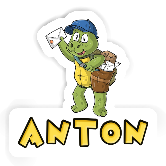 Postbote Sticker Anton Laptop Image