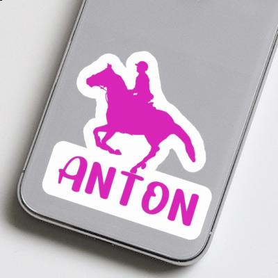 Sticker Horse Rider Anton Image