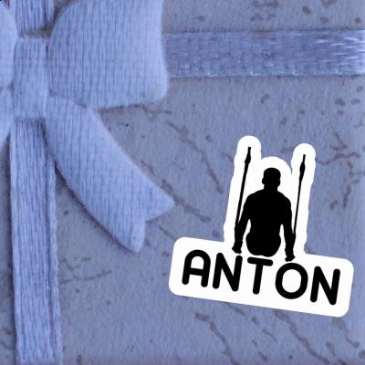 Sticker Anton Ring gymnast Notebook Image