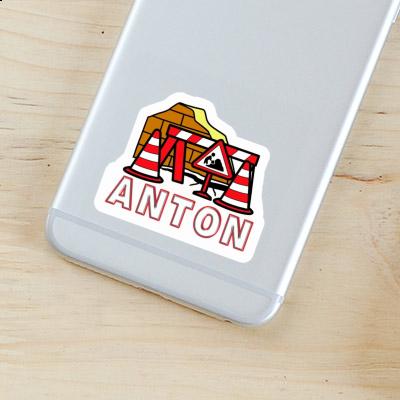 Baustelle Sticker Anton Laptop Image