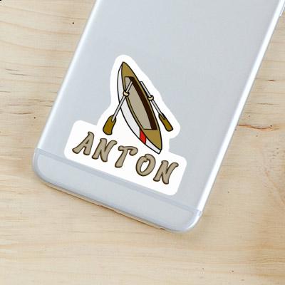 Anton Sticker Rowboat Image