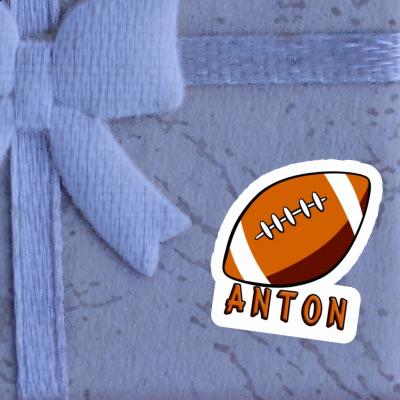 Anton Sticker Rugby Laptop Image