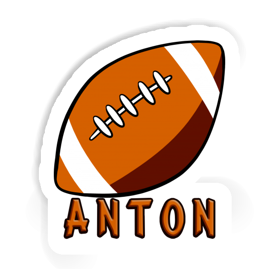 Anton Sticker Rugby Image