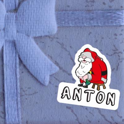 Aufkleber Anton Weihnachtsmann Gift package Image