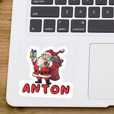 Santa Claus Sticker Anton Laptop Image