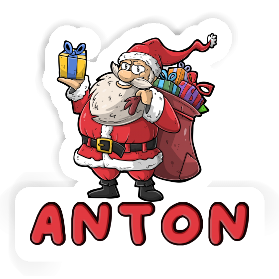 Santa Claus Sticker Anton Notebook Image