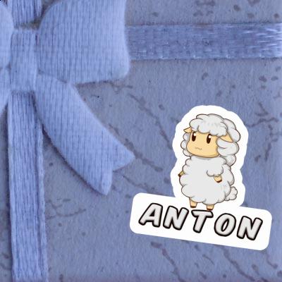 Sheep Sticker Anton Notebook Image