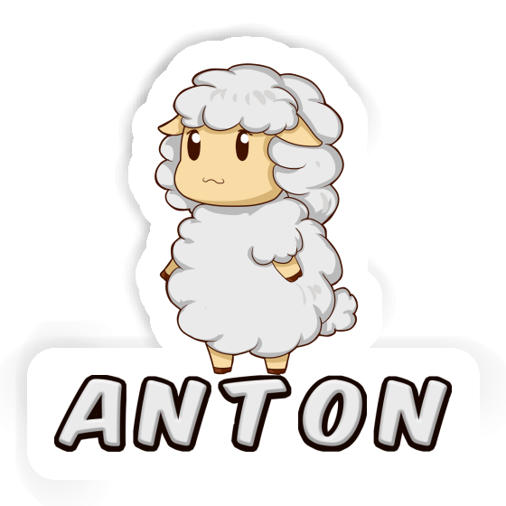 Anton Sticker Schaf Notebook Image