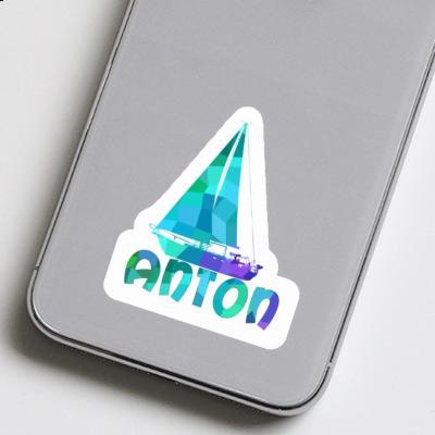 Anton Sticker Sailboat Gift package Image