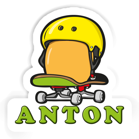 Sticker Skateboard-Ei Anton Image