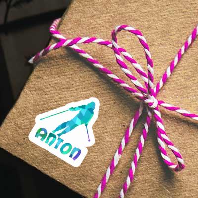 Anton Sticker Skier Gift package Image