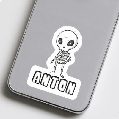 Alien Sticker Anton Notebook Image