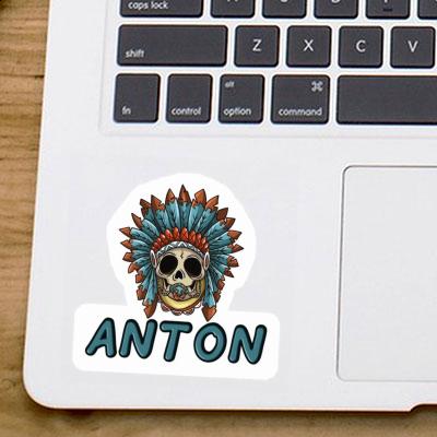 Baby Totenkopf Sticker Anton Laptop Image