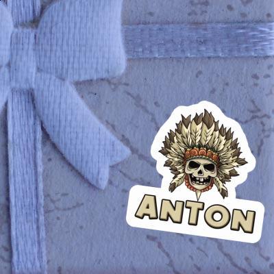 Aufkleber Kinder Totenkopf Anton Gift package Image